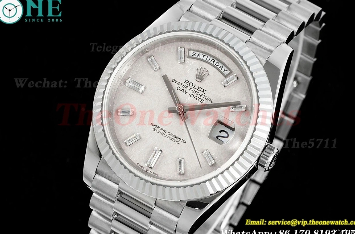 SS V4 (Gain VR3255 Dial Meteorite Weight) 228236 SS DayDate 40mm JDF 0206